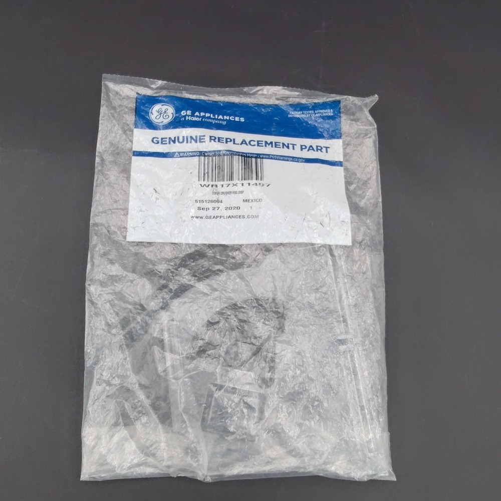 Ice Dispenser Crusher Cover GE WR17X11497‎ Brand NEW B29.0DB-3579 - Picture 9 of 10